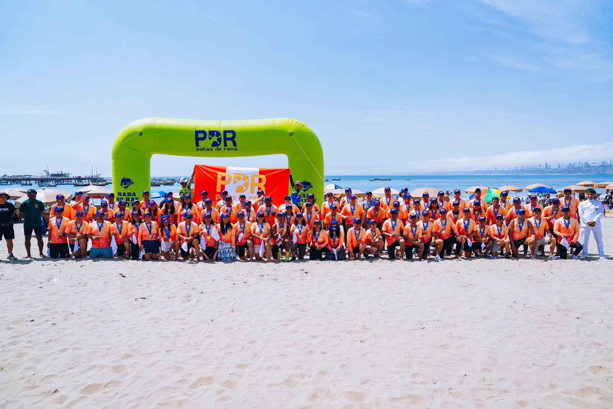 Entrenamiento de natación de Patas de Rana (PDR) en aguas abiertas